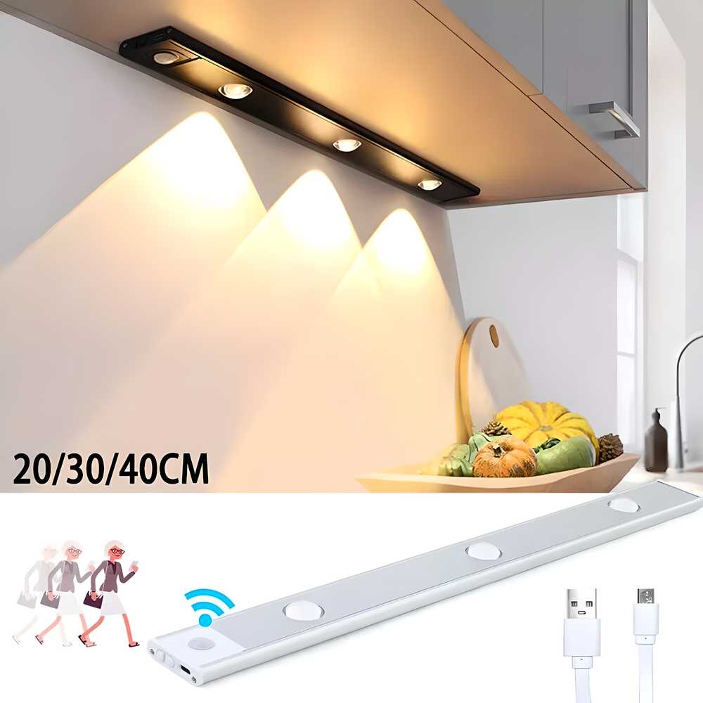 Motion Sensor Cabinet Light (USB Rechargeable)
